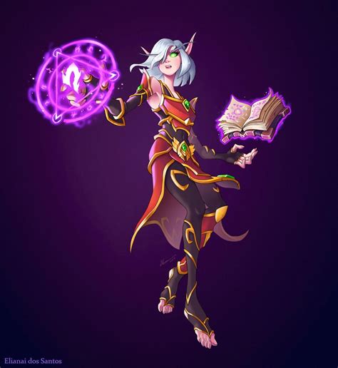 Blood Elf Mage Art Commission By Me Wow