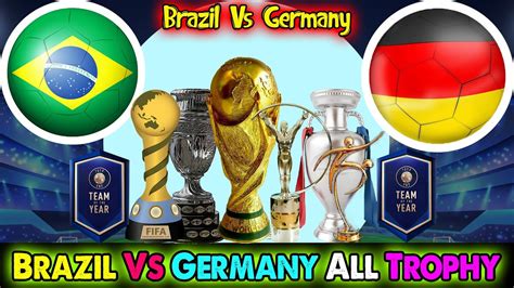 This game will be shown live on freesports. Brazil Vs Germany All Trophies Compared 🏆 Germany Vs ...