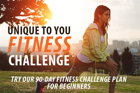 90 Day Unique To You Fitness Challenge Challenge Fitness