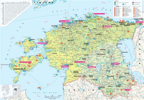 Large Detailed Map of Estonia With Cities And Towns - Ontheworldmap.com width=