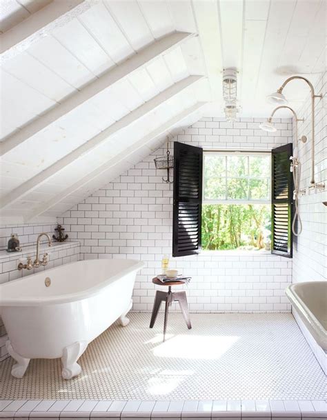 Go simple with checkered tiles. 52 best Bathroom sloping ceiling images on Pinterest ...