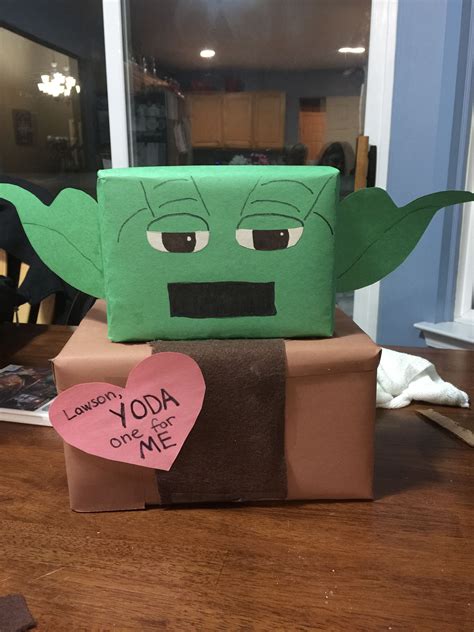 Yoda Valentines Box Kids Valentine Boxes Valentine Card Box