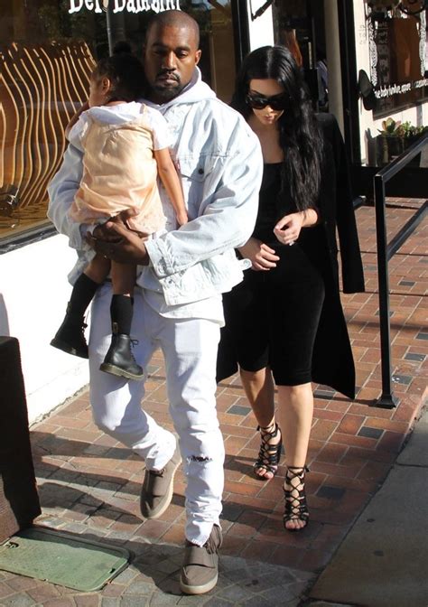 North West Picture 32 Kim Kardashian And Kanye West Shopping