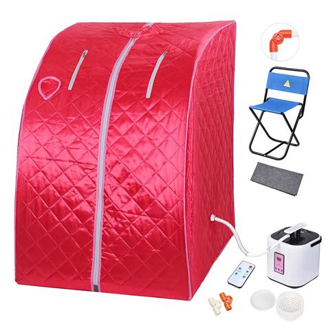 Yescom Portable Steam Sauna Tent Spa Detox W Chair And Remote Yescomusa