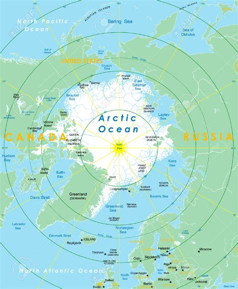North Pole Geography Map North Pole Homeschool