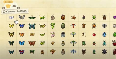 Animal Crossing New Horizons Complete Bug List Every Insect In The