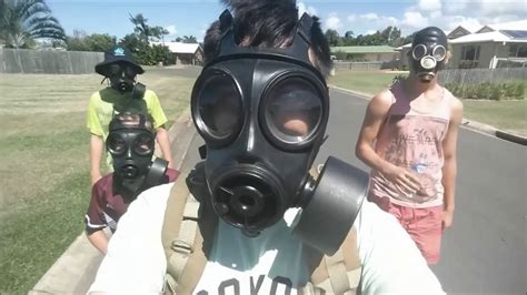 Wearing Gas Masks With The Boys Youtube