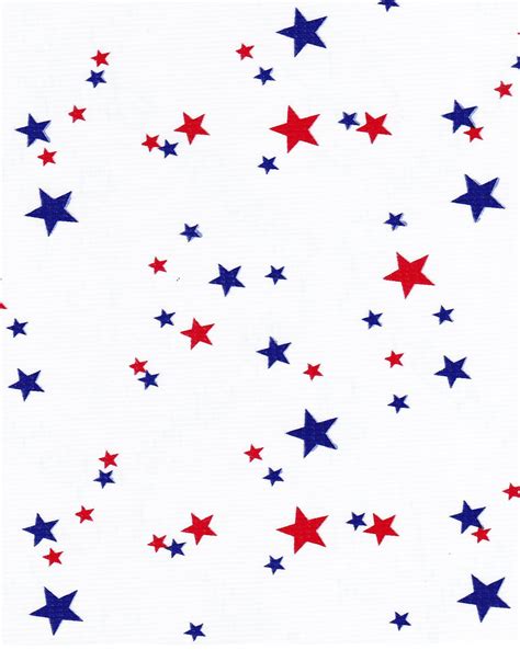 Red White And Blue Stars Oilcloth Fabric Blue Star Wallpaper Oil
