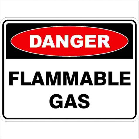 Flammable Gas Discount Safety Signs New Zealand