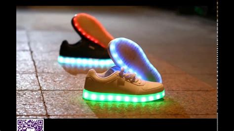 Fashion Led Light Lace Up Luminous Shoes Sportswear Sneaker Casual