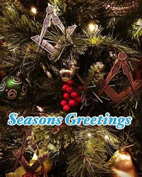 Masonic Season Greetings Christmas Bulbs Seasons Greetings