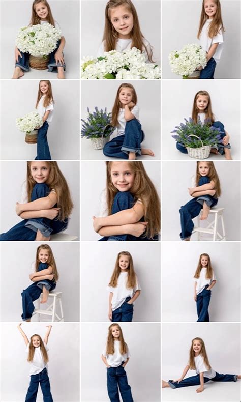 Детский фотограф СПБ в 2024 г Детские портреты Детские позы