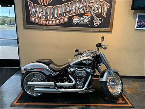 2020 Harley Davidson® Flfbs Fat Boy® 114 Barracuda Silver Denimblack