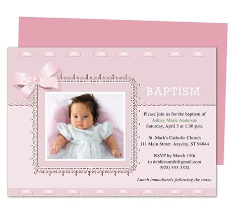 Our template instantly generates a beautiful pdf marriage certificate to have and to hold, to print and to frame. 21 best Printable Baby Baptism and Christening Invitations ...