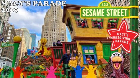 Sesame Street 2019 Macy S Thanksgiving Day Parade Youtube