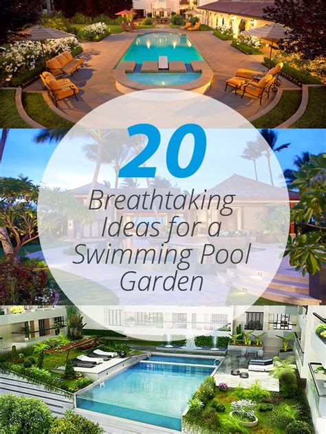 If you're still not quite ready to. 20 Breathtaking Ideas for a Swimming Pool Garden | Home ...