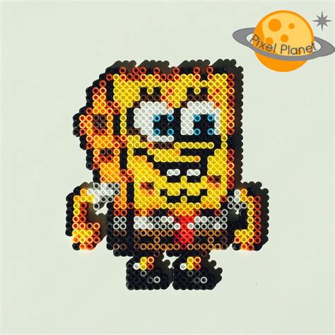 Spongebob Squarepants Perler Beads Sprites Collection Spongebob By 3366