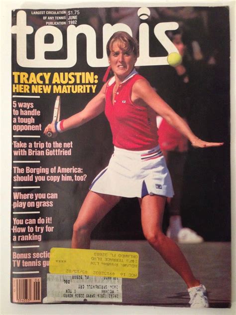 Tracy Austin On The Cover Of Tennis Magazine June 1982 Tracy Austin