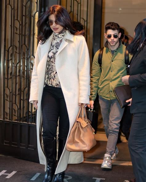priyanka chopra in chic outfit is the perfect winter wardrobe inspiration for outing with nick