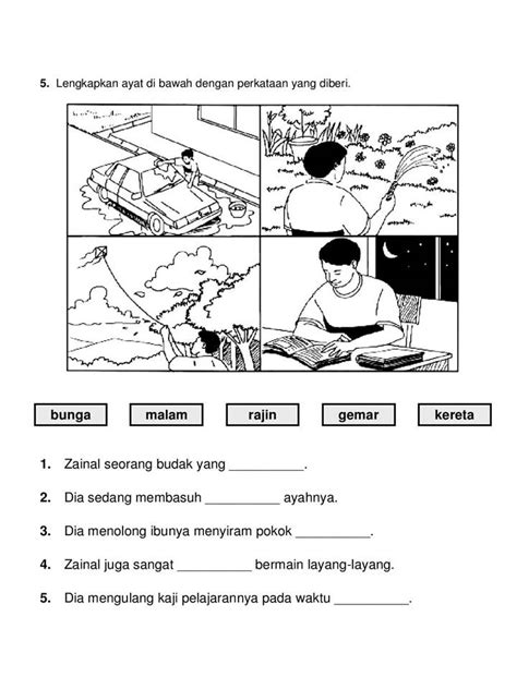 Penulisan Latihan Bahasa Melayu Tahun 2 Latihan Bahasa Melayu Gambaran