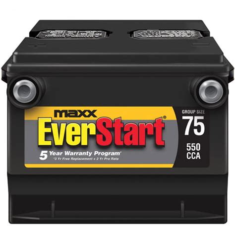 Everstart Maxx Lead Acid Automotive Battery Group 75s