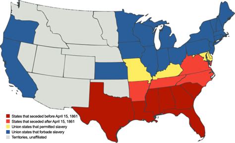 United States Slavery Map