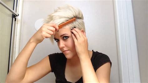 How To Style Really Short Hair Youtube