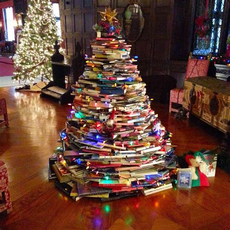 Make Your Next Christmas Tree Out Of Books