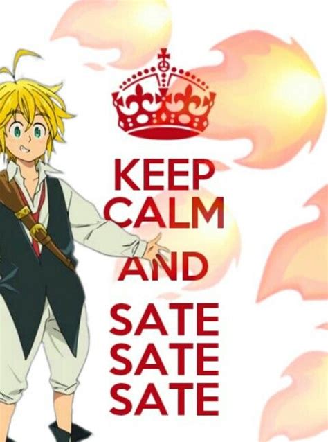 Nanatsu No Taizai Meliodas Sate Sate Sate Uwu Seven Deadly Sins Anime