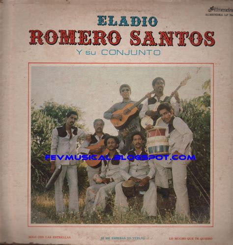 Fev Musical 1970s Eladio Romero Santos And Su Conjunto Almendra