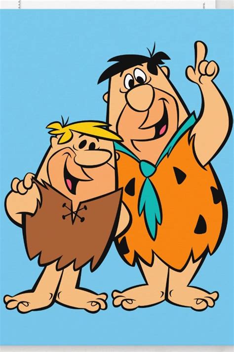 Barney Rubble And Fred Flintstone Postcard Zazzle Fred Flintstone