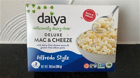 Vegan Food Taste Test Daiya Deluxe Mac N Cheeze Alfredo Style Youtube