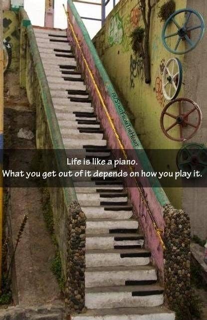 No matter how much suffering you went through, you never wanted to let go of those memories. Life is like a piano | Picture Quotes