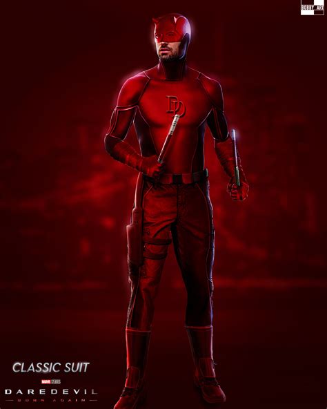 Artstation Daredevil Born Again Suit Concept