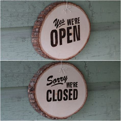 Items Similar To Reversible Yes Were Open And Sorry Were Closed