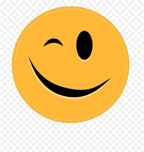 Smiley Wink Emoticon Free Vector Graphic On Pixabay Emoticon Zwinkern