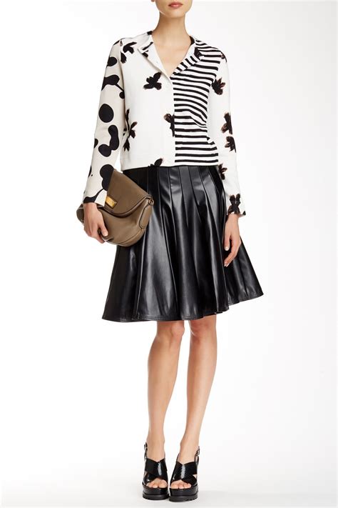marc-jacobs-faux-leather-panel-pleat-skirt-nordstrom-rack-skirts,-pleated-skirt,-cute-skirts