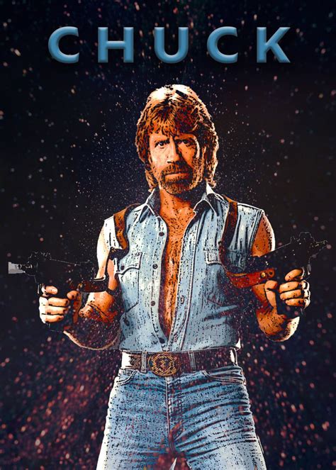 Chuck Norris Poster Picture Metal Print Paint By Yashani Shantha