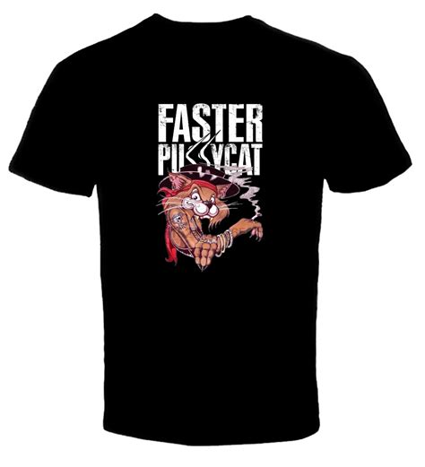 Faster Pussycat Wallpaper T Shirt Aliexpress