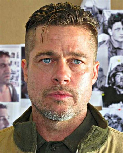 Brad Pitt Beard Brad Pitt Fury Haircut Brad Pitt Troy Mens