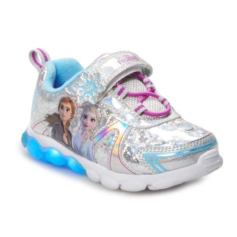 Disneys Frozen 2 Anna And Elsa Toddler Girls Light Up Shoes In 2020