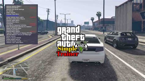 Download And Install Simple Trainer Menu In Gta 5 Mods