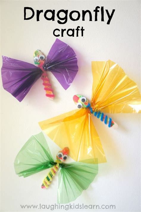Dragonfly Craft For Kids Laughing Kids Learn Dragon Fly Craft Bug