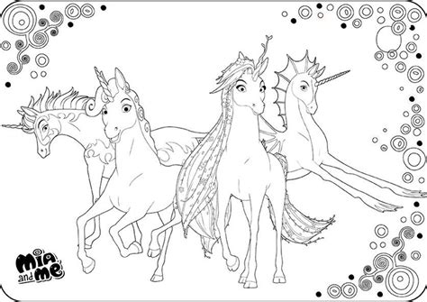 Eenhoorn onchao kleurplaat pegasus und einhorn als. ausmalbilder mia and me 11 | Malvorlagen, Malbilder zum ...