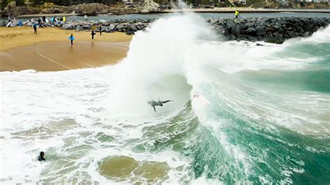 The Wedge Best Wipeouts Of 2020 Raw Footage Youtube
