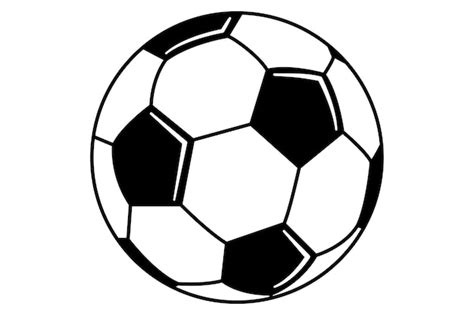 Premium Vector Soccer Ball Vector Illustration Football Clipart