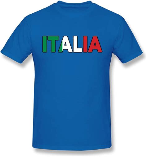 men s round neck italia italy italian flag short sleeve t shirts tees amazon de bekleidung