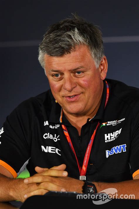Otmar Szafnauer Force India Formula One Team Chief Operating Officer