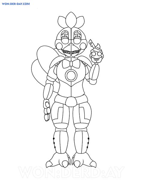 Dibujos De Five Nights At Freddys Para Colorear Wonder Day — Dibujos