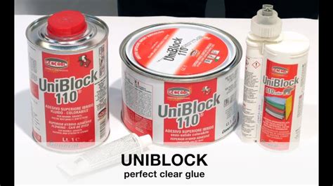 Uniblock 110h Perfect Clear Glue For Granite Marble And Engineered